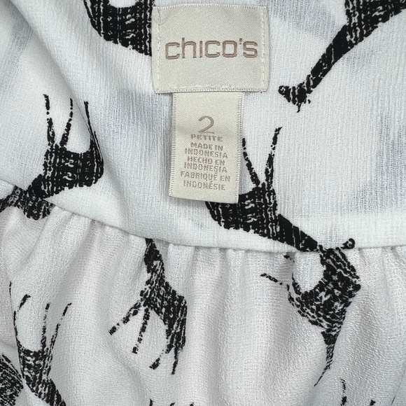 Chico's | Giraffe Print Blouse | Petite - Picture 2 of 6